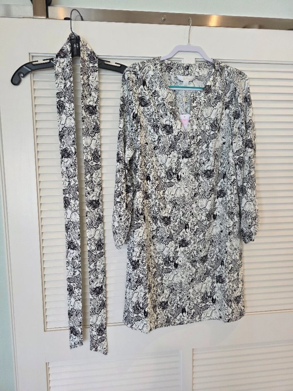 Lilly Pulitzer Olivine A Line Dress, Onyx Animal Magnetism, New, Size 10